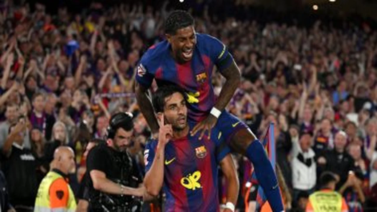 برشلونة يضرب ريال مدريد بثنائية ويتوج رسميا بلقب الدوري الإسباني.. فيديو